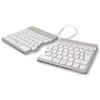 R Go Tools R-Go Split tastiera, Bluetooth 5.0, con software anti-SI, design ergonomico con tastiera, comandi multi-media, layout QWERTY Nodic, compatibile con Windows/MacOS, bianco