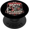 Jeff Hobrath Hotrod Santa Speedshop Polo Nord Garage Natale PopSockets PopGrip Adesivo