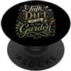 Florumveil Parliamo di Orto - Design per Amanti del Giardinaggio PopSockets PopGrip Adesivo