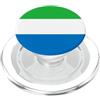 Country Flags Graphic (Sierra Leone) Bandiera della Sierra Leone della Sierra Leone PopSockets PopGrip per MagSafe