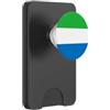 Country Flags Graphic (Sierra Leone) Bandiera della Sierra Leone della Sierra Leone PopSockets PopWallet per MagSafe