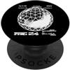 MathWare Buckminster Fuller Geodetica Brevetto Ingegneria Scienza Matematica PopSockets PopGrip Adesivo