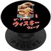 Japanese Whisky Ukiyo-e Retro Art Hokusai Grande Onda di Whisky Giapponese Vintage Retro PopSockets PopGrip Adesivo