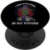 Stitching Craft Aesthetic Halloween - Kit per punto croce, motivo: palla futura, vedo PopSockets PopGrip Adesivo