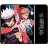 Konix Jujutsu Kaisen Tappetino per mouse gaming 32 x 27 cm - Base antiscivolo - Design Gojo e Yuji