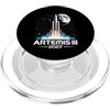 Space Solar System Artemis III 3 2027 Retro Spazio Terra Bassa Orbita PopSockets PopGrip per MagSafe