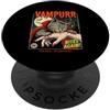 Vintage Horror Cat Comic Co. Vampurr morde di nuovo questa volta il suo gatto purrsonal Halloween PopSockets PopGrip Adesivo
