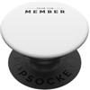 Fun Designs Dream Team Member elegante regalo tipografia PopSockets PopGrip Adesivo