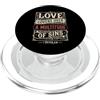Bible Scripture Peter 4 8 Apparel Tees Love Covers Sins Peter 4 8 Versi della Bibbia PopSockets PopGrip per MagSafe