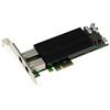 KALEA-INFORMATIQUE Scheda di rete con 2 porte Gigabit Ethernet RJ45 su PCIe x4. Alimentazione tramite Ethernet PoE+ 30W con chipset Intel JL82576EB.