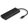 LINDY 43358 DST-Mini USB C Laptop Mini Docking Station - 4K@60Hz HDMI, PD 3.0 100W, USB 3.2 Gen 1, Gigabit Ethernet, microSD e SD, display, 4K, UHD