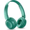 Music Sound - VIBED - Cuffia Bluetooth con Padiglioni Girevoli e Pieghevoli - Archetto imbottito per Massimo Comfort di Utilizzo - Play Time 35 Ore - Verde