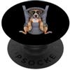 Great Dane Puppy Lover PS Divertente cucciolo di alano in un marsupio. amante dei cani PopSockets PopGrip Adesivo