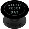 Poison Design Giorno di ripristino settimanale PopSockets PopGrip Adesivo