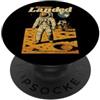 Retro Space Age Astronaut Moon Landing S Status Atterrato Astronauta Luna Atterraggio Lunare Retro Sci-Fi Art PopSockets PopGrip Adesivo