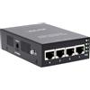 Inline PoE+ Iniettore Hub 4 Porte 10 Gigabit 65W IEEE 802.3af/at