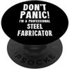 Steel Fabrication & Welding T-Shirts & G Fabbricante di acciaio PopSockets PopGrip Adesivo