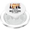 Bible Scripture Peter 4 8 Apparel & Tees Love Covers Sins Peter 4 8 Versi della Bibbia PopSockets PopGrip per MagSafe