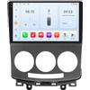 OEM Lettore multimediale per auto, dimensioni dello schermo, sistema di navigazione, compatibile con Mazda 5 dal 2005 al 2010, modello QS8 (8 core, 8 GB di RAM, 128 GB di memoria)