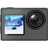 Gettimore 4K 30FPS per Action Camera Dual Screen, WiFi Impermeabile Sport Cam per Moto e Pesca, Design ABS Leggero con Custodia Protettiva