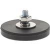 HEMOTON Base Resistente Magnetica Rivestimento in Gomma per Montaggio Lampade a LED e Supporti per Fotocamera, per Fari Auto e Uso Esterno