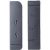 Kexpsogy Parte di riparazione per tappo in gomma 7D per la copertura inferiore, connettore USB per microfono nero, tappi di interfaccia per la copertura inferiore