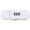 Drawup Serratura con password compatibile con porte a schermo piatto per frigorifero e armadio di sicurezza con installazione danni (bianco)