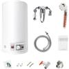 Jolre Riscaldatore istantaneo da 50/80 l, caldaia a capacità termica, memoria elettrica, caldaia, con indicatore di temperatura LED, valvola di sicurezza, montato a parete (50 l)