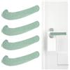 PATIKIL 4Pcs Copri Maniglia Porta, Copri Maniglia Porta Elastici Allungati Protettivi Antiscottatura Per Caldo Freddo Inverno Estate Casa Ufficio Mobili, Blu