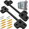 BlitzPro Supporto da parete compatibile con Makita DC18RC, supporto per caricabatterie potente, kit di montaggio 8 tasselli e 4 viti, design stabile antiscivolo, risparmio di spazio per garage e officina, nero