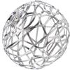 HOMSFOU Paralume Facile da Installare e Rimuovere a Sfera Cavo in Ferro Argento Decorazione Elegante per Lampadario a Sospensione per Casa e Bar