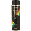 Charging Racer MOTIP Vernice AUTO Spray, Smalto Acrilico, Resistente ai UV, Asciugatura Rapida, per Metallo Legno Vetro e Plastica, Nero Satinato (Semi Gloss Black)
