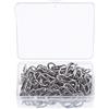 Waycreat 120 ganci a S in acciaio inox da 2,5 cm con connettori a forma di S