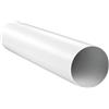 Easy Act Tubo di ventilazione in PVC 100 - 150 mm/lunghezza 1 m | plastica ABS | tubo tondo | per aria di scarico | condotto di ventilazione | tubo di scarico | sistema di ventilazione | cappa aspirante |