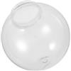 PACKOVE Paralume Sferico in Acrilico Trasparente Apertura 12cm, 25cm | Palla Lampione Giardino, Sfera Paralume Esterno, per Luce Pendente e Lampada da Esterno