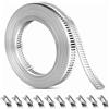 Dexpally 5M Fascette Stringitubo Regolabile Acciaio Inox 304 Cinghia Metallica Forata con 10 Fissaggi Kit Fascette Metalliche Anticorrosive per Tubi Gas Acqua e Condotti