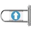 Generic Cancello battente con accesso automatico unidirezionale for supermercato, cancelli di sicurezza for negozi doppi in metallo, cancello d'ingresso apertura a 90° for biblioteca magazzino(A)