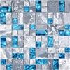 MOSANI MOS88-0404 - Piastrelle a mosaico, colore: Grigio traslucido