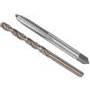 CoCud Maschio e Trapano Punta Set, 1/4-20 UNC 2B Maschio Filo 5.1mm Trapano Diametro, Macchina Vite Maschio & Torsione Trapano Punta per Foratura Riparazione, 1-Set