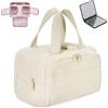 Vgpbphj Maison Ginza Cloud Carry Bag, 4 in 1 Puffy Multi-funzionale Toiletry Bag, Convely Wide Mouth Organizer Bag, Dry and Wet Separation, per accessori, essenziali, articoli da toeletta, tempo libero viaggi
