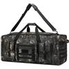 BlesMaller 135L XXL Borsa da viaggio bagaglio a mano per uomo, grande borsa sportiva | Borsa da viaggio tattica con tasca termica, idrorepellente, per allenamento, weekend e sauna