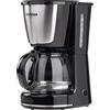GRIFEMA GC3001 Caffettiera a Goccia 0,75L (6 Tazze), Caffettiera da 550 W, con Filtro Riutilizzabile, con Spegnimento Automatico e Funzione Mantieni Caldo, Sistema Antigoccia, Nero