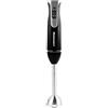 Elite Gourmet EHB1015 Frullatore a immersione 500 Watt 2 velocità di frullatura con lame in acciaio inox, frullatore a immersione removibile, alimenti per l'infanzia, zuppe, nero