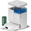 iRobot Roomba® Plus 515 Combo Robot Aspirapolvere Lavapavimenti con Stazione AutoWash™ Autosvuotante, 20.000 Pa, Lavaggio con Acqua Calda a 75°C, ClearView™ LiDAR, Bianco