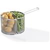 Barazzoni Doppio Cestello per Spaghettiere, Ø22cm, Acciaio Inox, PFAS free