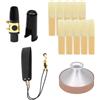 Set con Bocchino e Ance Suono Brillante Bocchino con Tappo Premium per Concerti