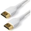 Startech.com Cavo Hdmi Startech 2.0 Premium 4k 2m Bianco [RHDMM2MPW]