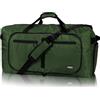 Fmeida 65L Borsone da Viaggio Unisex Adulto, Grande Borsone Palestra con Scomparto per Scarpe e Tracolla, Impermeabile Duffel Bag Borsa Sportivo