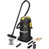 MICHELIN, Aspiratore Solidi e Liquidi, X4 30L S, Gamma SILENZIOSA, Serbatoio in Acciaio da 30 L, con Presa Elettroutensili, 1000 W, Completo di Accessori, Funzione di Soffiaggio, 19 kPa