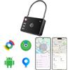 MiLi Lucchetto intelligente per valigia con tracker, lucchetto da viaggio approvato TSA, compatibile con iOS Dov'è & Google Funzioni Trova App, lucchetto a combinazione per valigia